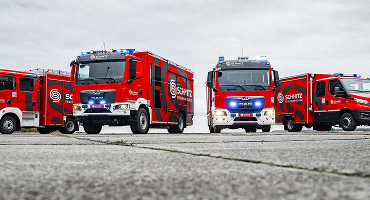 Schmitz fire fighting trucks